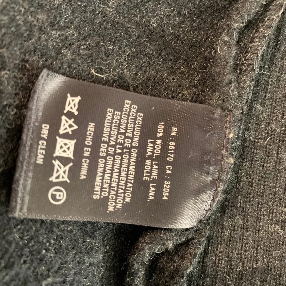 Anthropologie Guinevere Wool Gray Cardigan Size XS